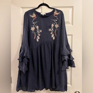 GUC XL UMGEE embroidered tunic dress